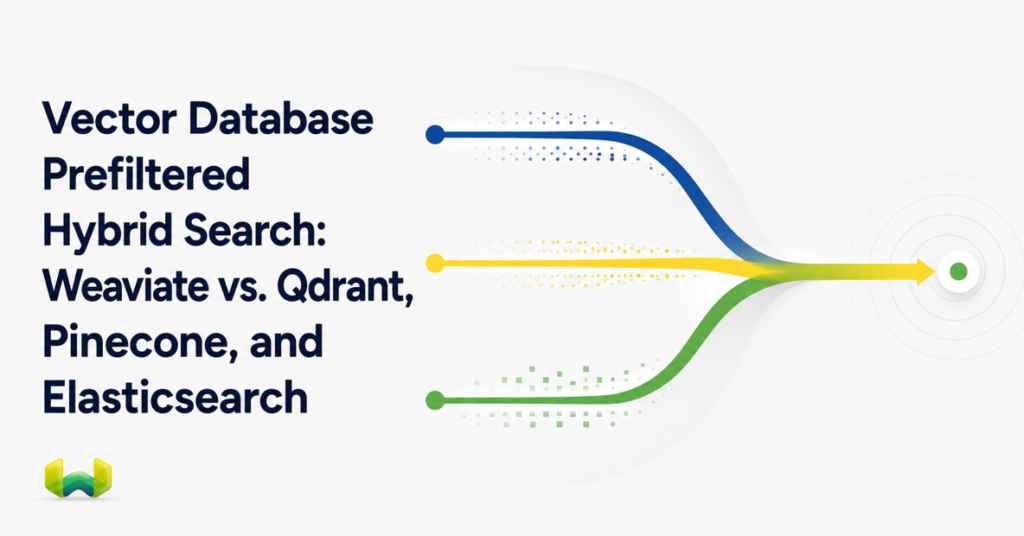 Vector Database Prefiltered Hybrid Search: Weaviate vs. Qdrant, Pinecone, and Elasticsearch