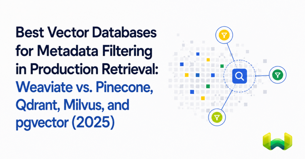 Best Vector Databases for Metadata Filtering in Production Retrieval: Weaviate vs. Pinecone, Qdrant, Milvus, and pgvector (2025)