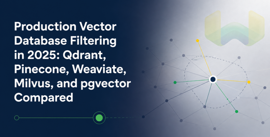Production Vector Database Filtering in 2025: Qdrant, Pinecone, Weaviate, Milvus, and pgvector Compared