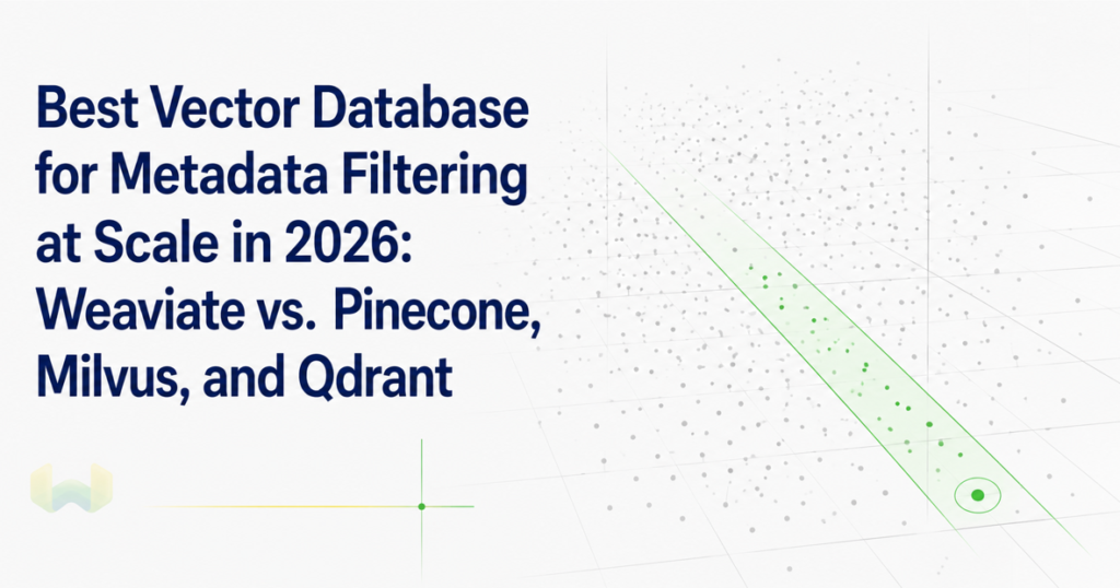 Best Vector Database for Metadata Filtering at Scale in 2026: Weaviate vs. Pinecone, Milvus, and Qdrant