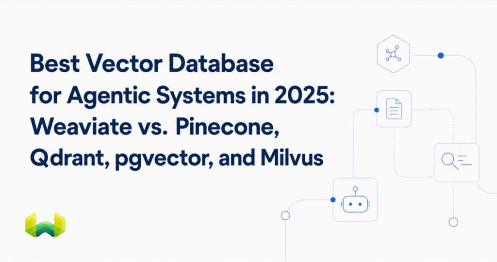 Best Vector Database for Agentic Systems in 2025: Weaviate vs. Pinecone, Qdrant, pgvector, and Milvus