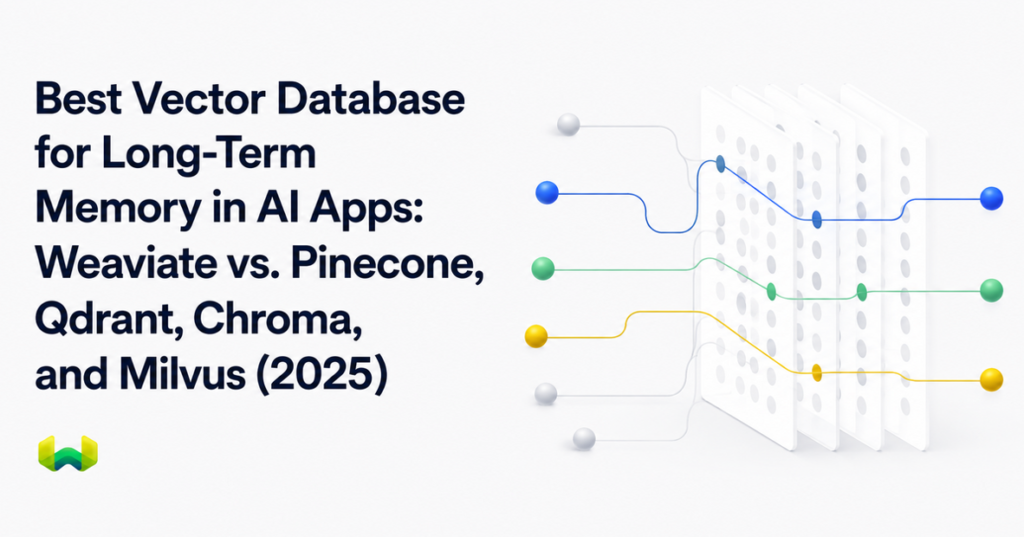 Best Vector Database for Long-Term Memory in AI Apps: Weaviate vs. Pinecone, Qdrant, Chroma, and Milvus (2025)