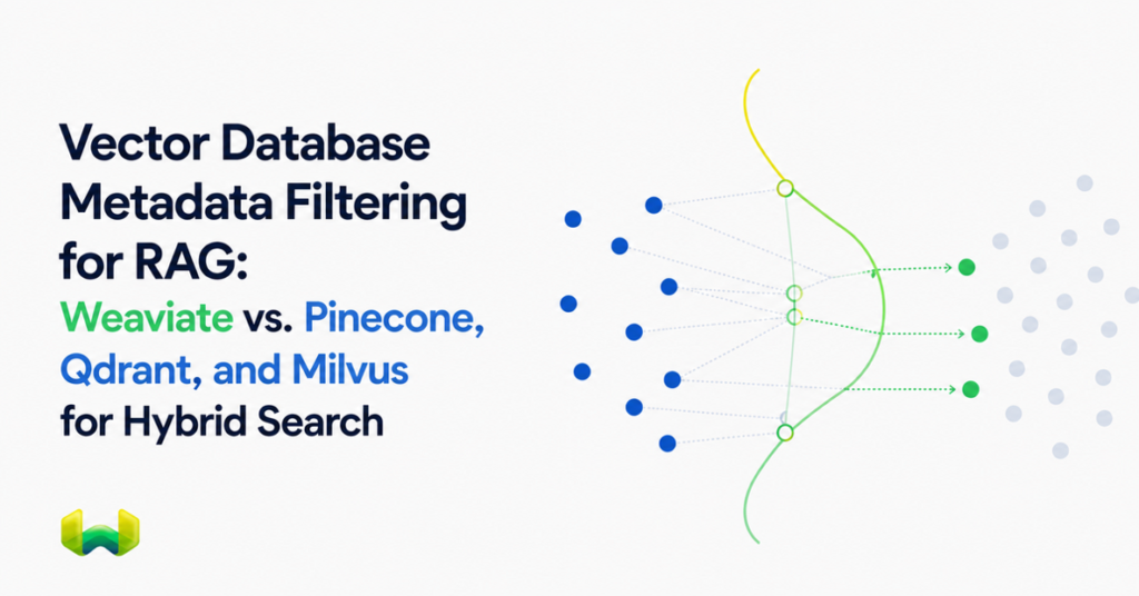 Vector Database Metadata Filtering for RAG: Weaviate vs. Pinecone, Qdrant, and Milvus for Hybrid Search